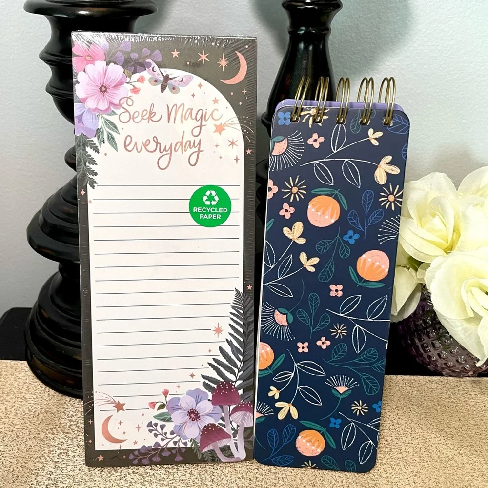 NWT SEEK MAGIC EVERYDAY Hardcover Notebook/Journal Notepad Stationery Bundle